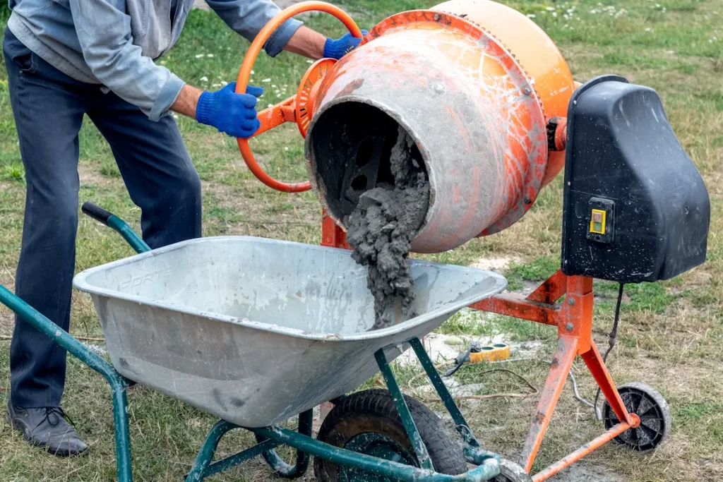 Beton z betoniarki